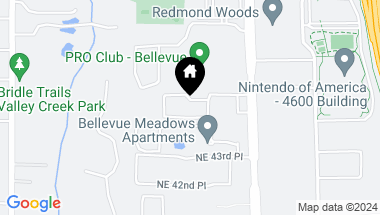 Map of 14636 NE 45th Street #C3, Bellevue WA, 98007