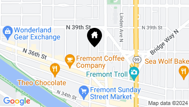 Map of 3636 Evanston Avenue N #8, Seattle WA, 98103