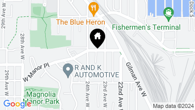 Map of 2311 W Emerson Street, Seattle WA, 98199