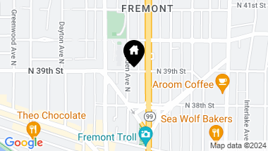 Map of 3840 Linden Avenue N, Seattle WA, 98103