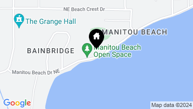 Map of 9973 & 9975 Manitou Beach Drive NE, Bainbridge Island WA, 98110