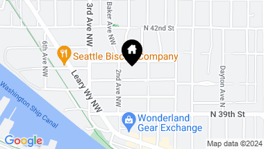 Map of 120 NW 40th Street, Seattle WA, 98107
