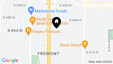 Map of 958 N Motor Place, Seattle WA, 98103