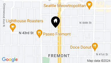 Map of 815 N 43rd Street, Seattle WA, 98103