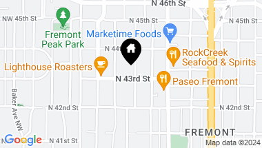 Map of 4303 C Dayton Avenue N, Seattle WA, 98103