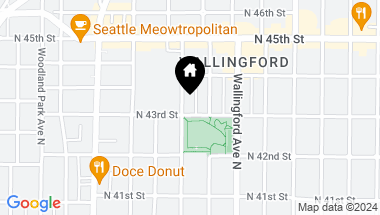 Map of 4306 B Woodlawn Avenue N, Seattle WA, 98103