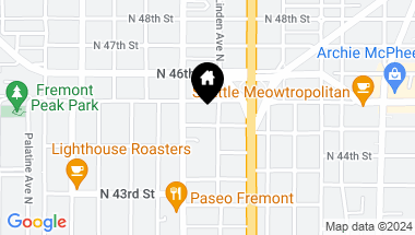 Map of 720 N Allen Place, Seattle WA, 98103