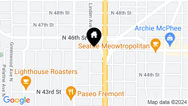 Map of 4468 Linden Avenue N, Seattle WA, 98103