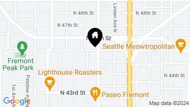Map of 4465 Fremont Avenue N, Seattle WA, 98103