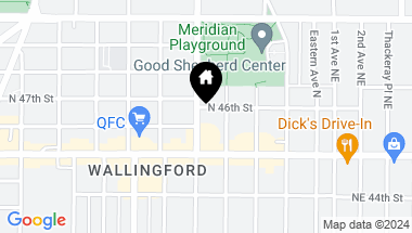 Map of 4530 Meridian Avenue N #S6, Seattle WA, 98103