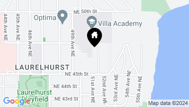 Map of 4541 51st Avenue NE, Seattle WA, 98105