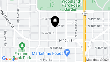 Map of 4713 Evanston Avenue N, Seattle WA, 98103