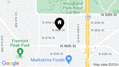 Map of 4710 Evanston Avenue N, Seattle WA, 98103