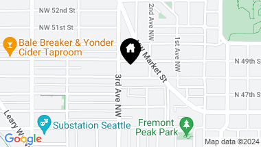 Map of 226 NW 48th Street, Seattle WA, 98107