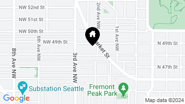 Map of 208 NW 48th Street, Seattle WA, 98107
