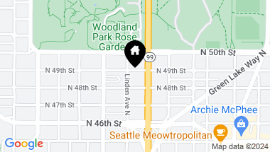 Map of 807 N 49th Street, Seattle WA, 98103