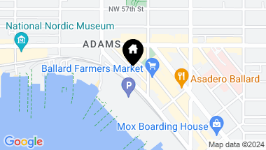 Map of 5422 Shilshole Avenue NW, Seattle WA, 98107