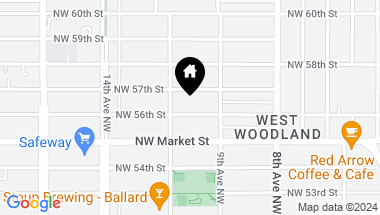 Map of 930 B NW 56th Street, Seattle WA, 98107