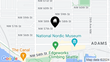 Map of 2859 NW 57th Street, Seattle WA, 98107