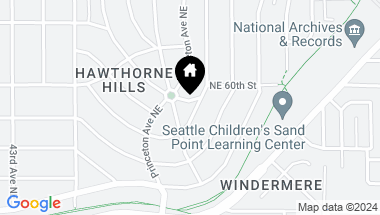 Map of 5701 Vassar Avenue NE, Seattle WA, 98105