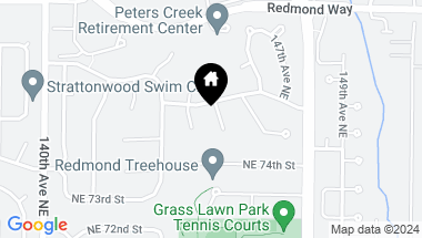 Map of 7523 145th Avenue NE, Redmond WA, 98052