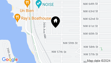 Map of 6009 35th Avenue NW, Seattle WA, 98107