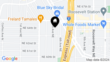 Map of 6318 5th Avenue NE #E, Seattle WA, 98115
