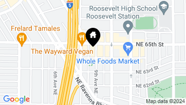 Map of 6409 9th Avenue NE, Seattle WA, 98115