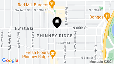 Map of 6408 Phinney Avenue N, Seattle WA, 98103