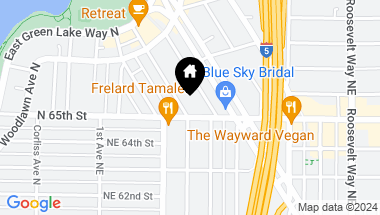 Map of 6506 NE 4th Avenue NE, Seattle WA, 98115