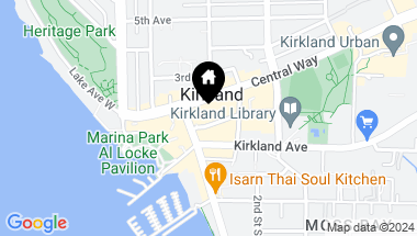 Map of 120 Park Lane #C, Kirkland WA, 98033