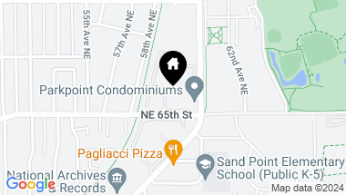 Map of 6546 Park Point Way NE #B-304, Seattle WA, 98115