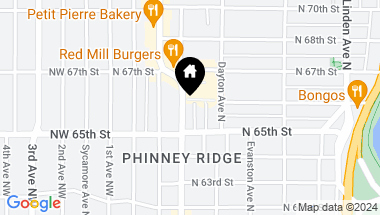Map of 6522 Phinney Avenue N, Seattle WA, 98103