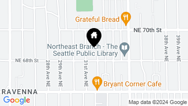 Map of 6815 32nd Avenue NE, Seattle WA, 98115