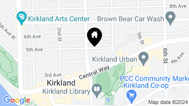 Map of 317 5th Avenue #106, Kirkland WA, 98033