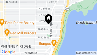 Map of 750 N 68th Street #A, Seattle WA, 98103