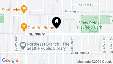 Map of 3900 NE 70 Street, Seattle WA, 98115