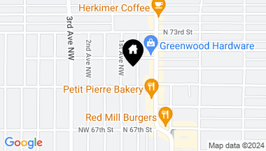Map of 7015 Palatine Avenue N, Seattle WA, 98103