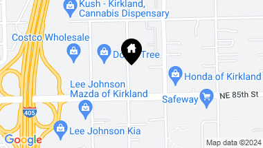 Map of 8560 122nd Avenue NE, Kirkland WA, 98033