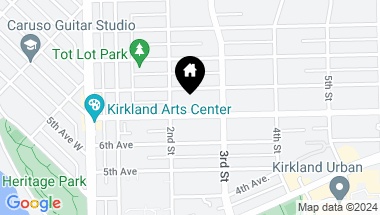Map of 218 7th Avenue, Kirkland WA, 98033