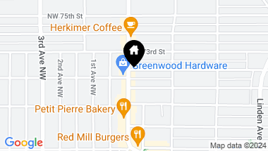 Map of 7116 Greenwood Avenue N #305, Seattle WA, 98103