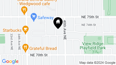 Map of 7308 39th Avenue NE, Seattle WA, 98115