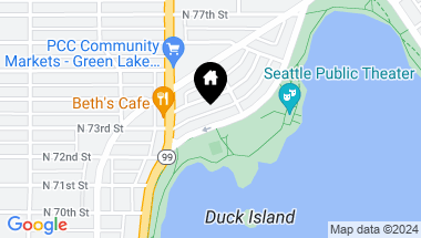 Map of 7235 W Green Lake Drive N, Seattle WA, 98103