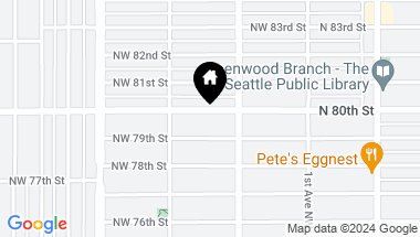 Map of 325 NW 80th Street, Seattle WA, 98117