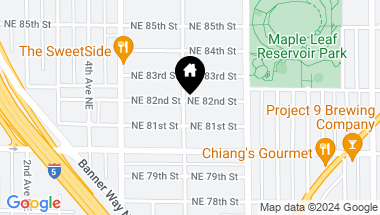 Map of 8116 8th Avenue NE, Seattle WA, 98115
