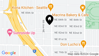 Map of 8217 5th Avenue NE #302, Seattle WA, 98115