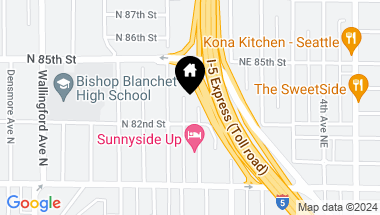 Map of 8215 Sunnyside Avenue N, Seattle WA, 98103