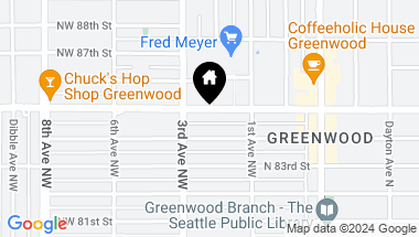 Map of 139 NW 85th Street, Seattle WA, 98117