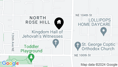 Map of 13025 NE 102nd Place, Kirkland WA, 98033