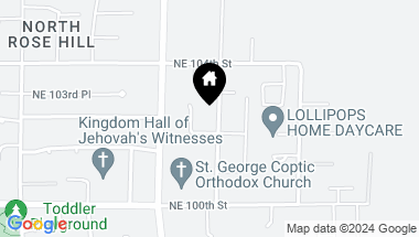 Map of 10213 134th Avenue NE, Kirkland WA, 98033